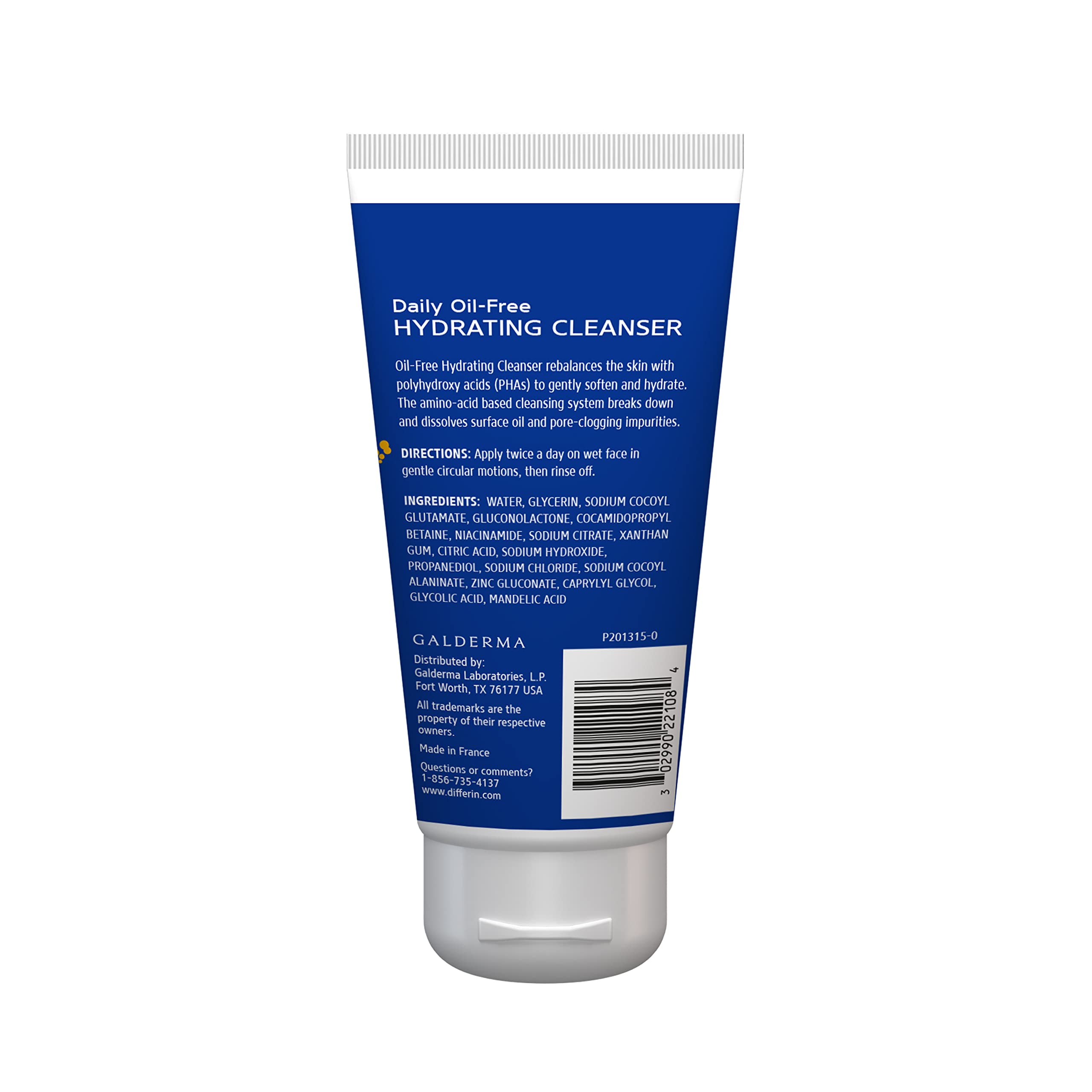 Differin packaging photo emphasizes easy daily use for oil-control routines.