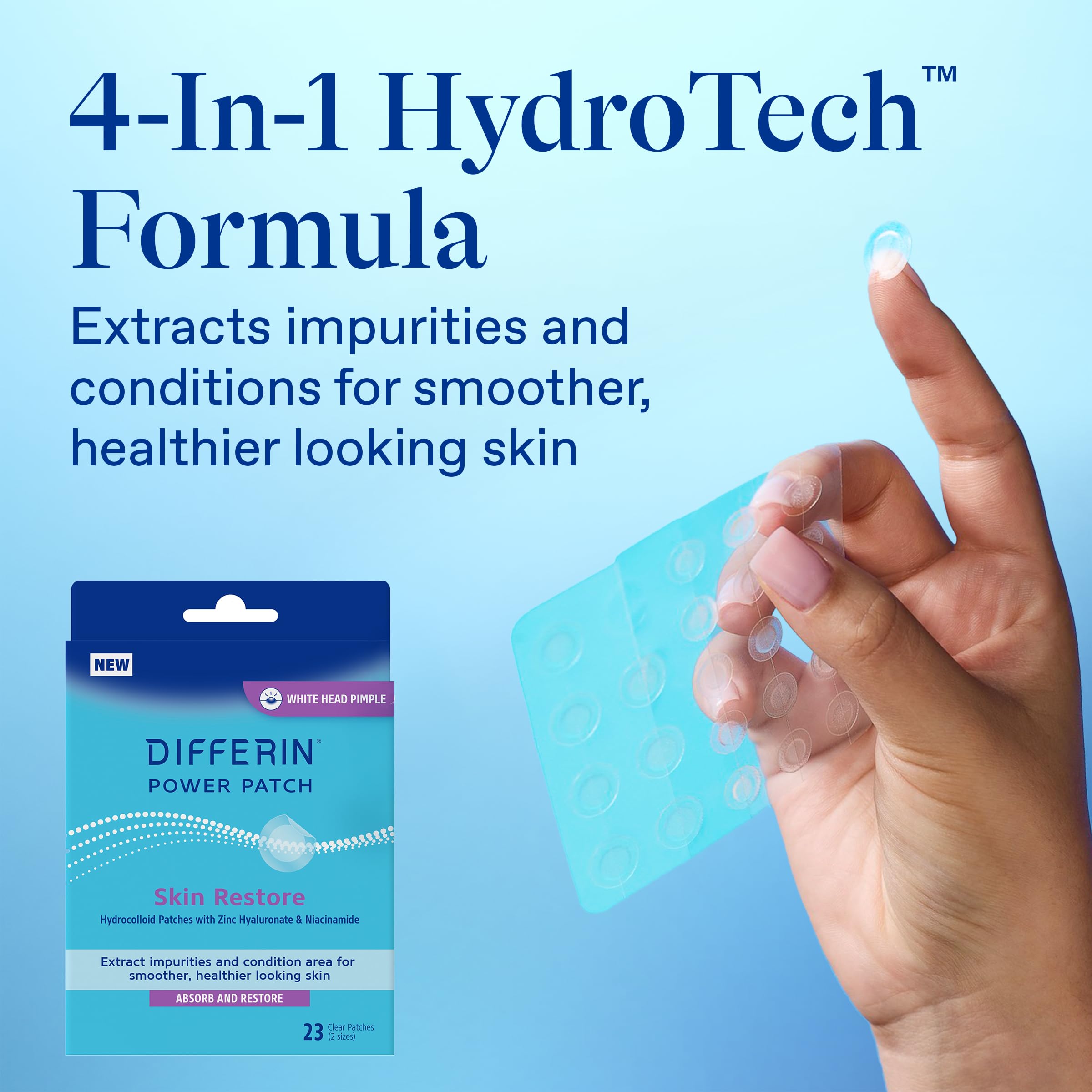 Differin Complete Acne Kit box back showing contents and usage guidance