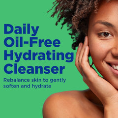Differin daily oil-free hydrating cleanser lather removes surface oil gently