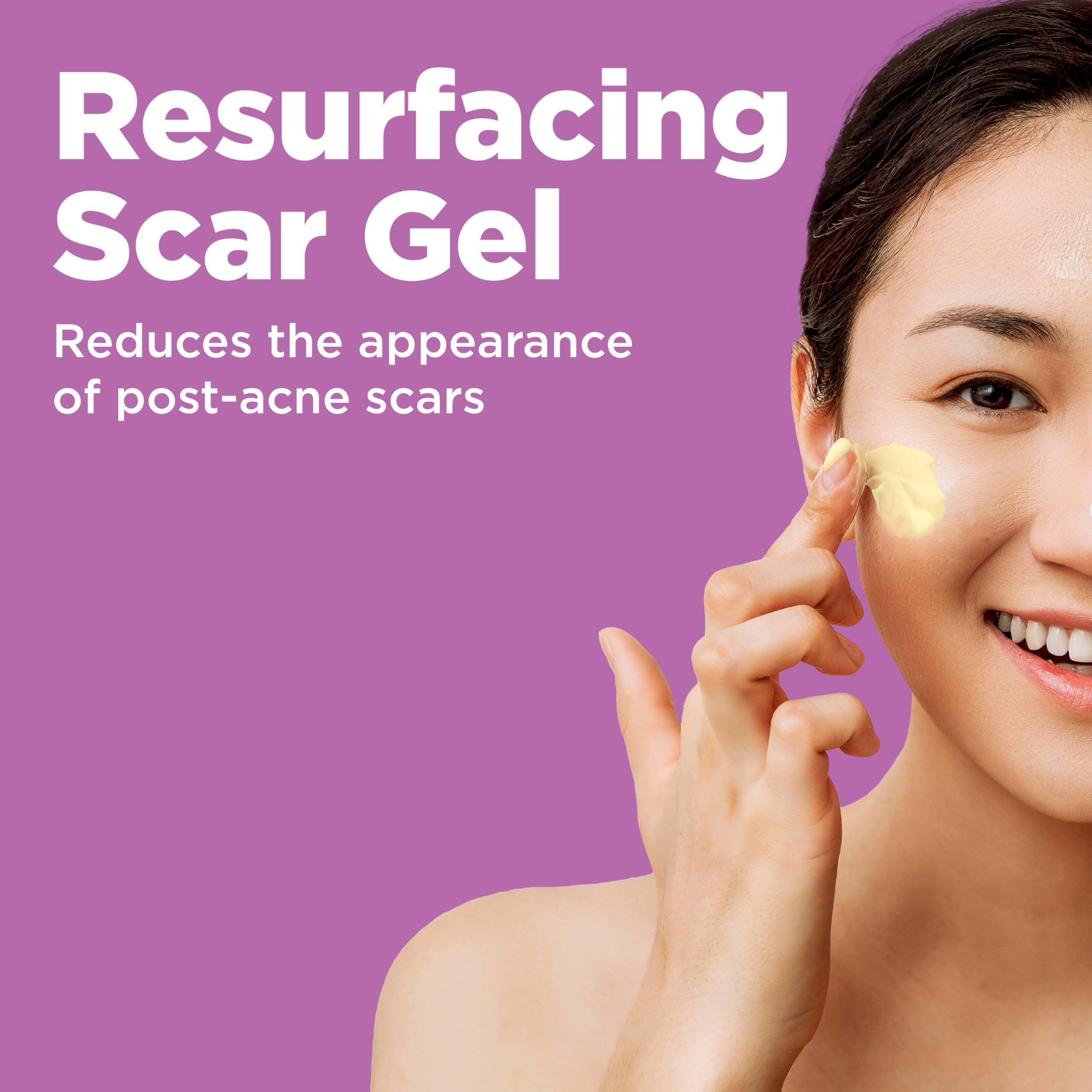 Differin Scar Gel hydrates to soften scars and surface imperfections.