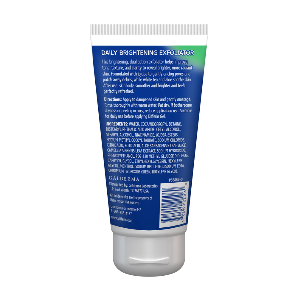 Differin gentle formula suitable for all skin types, including active breakouts.