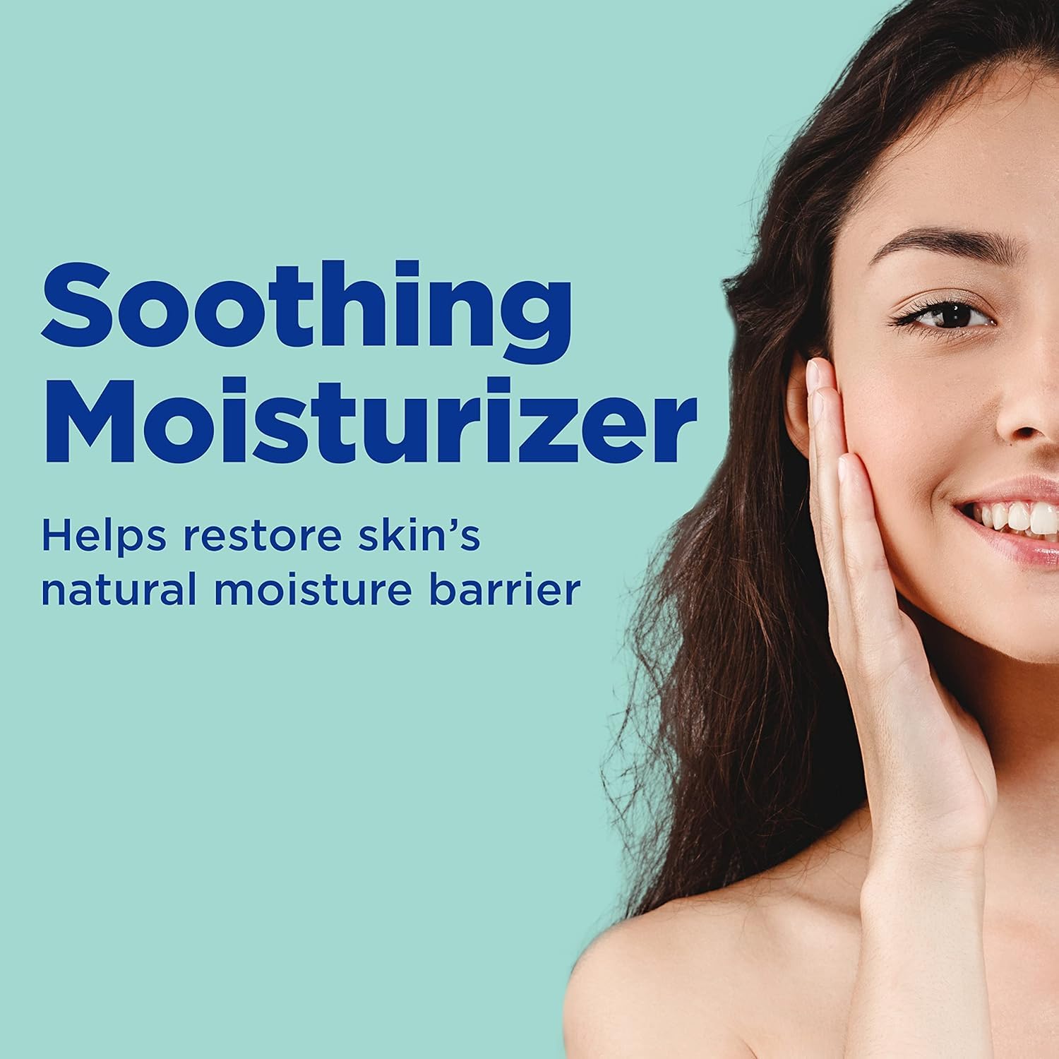 Differin moisturizer application on face demonstrates quick absorption.