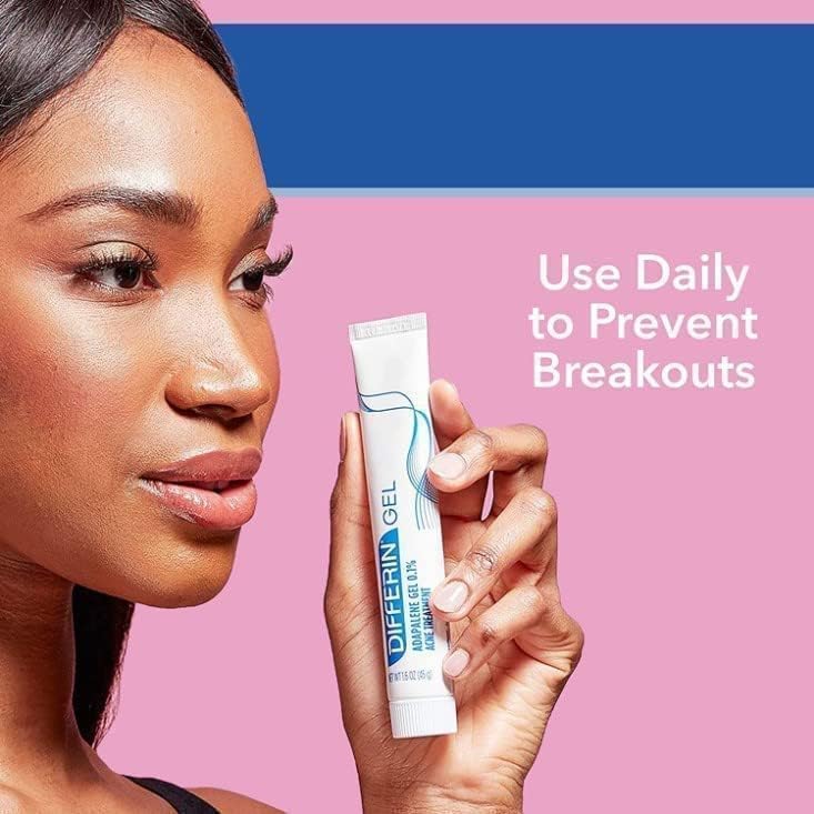 Differin packaging hero conveys long-term acne care