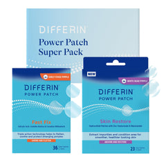 Differin Power Patch Fast Fix patches close-up for quick emerging pimples