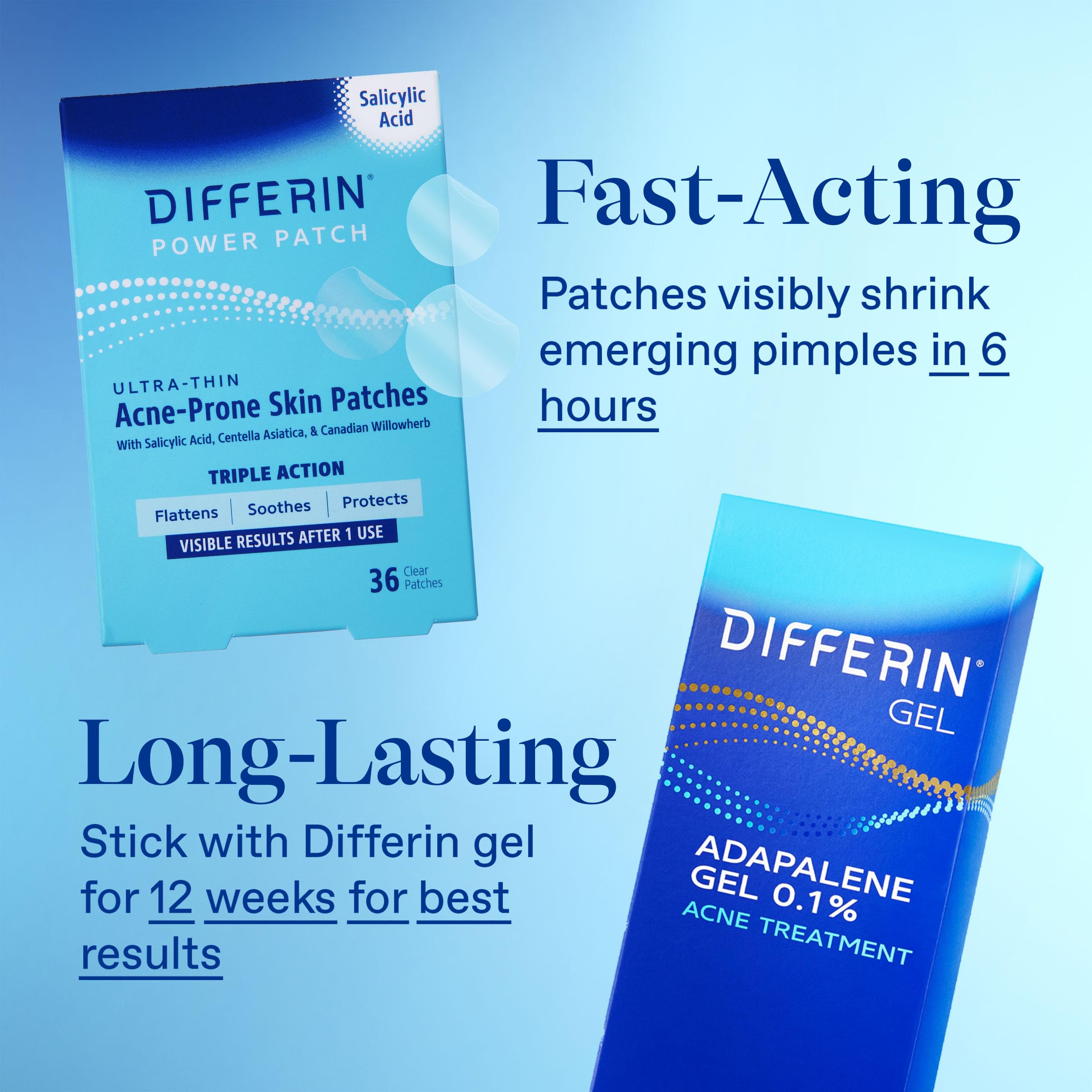 Texture improvement focus after using Differin daily treatment