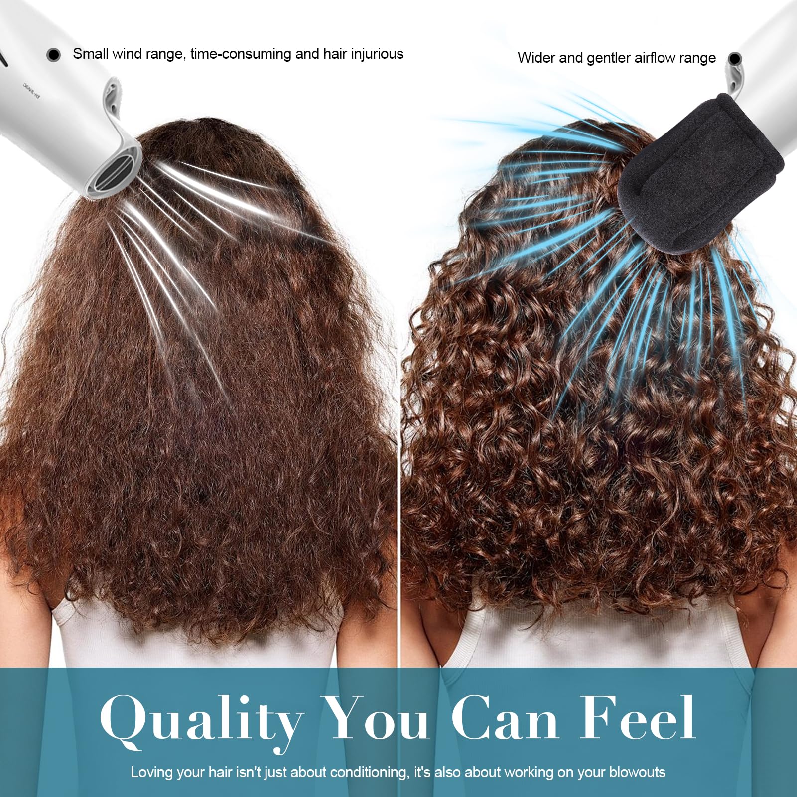 2 Pcs Sock Diffuser for Hair Dryer – Universal & Travel-Ready
