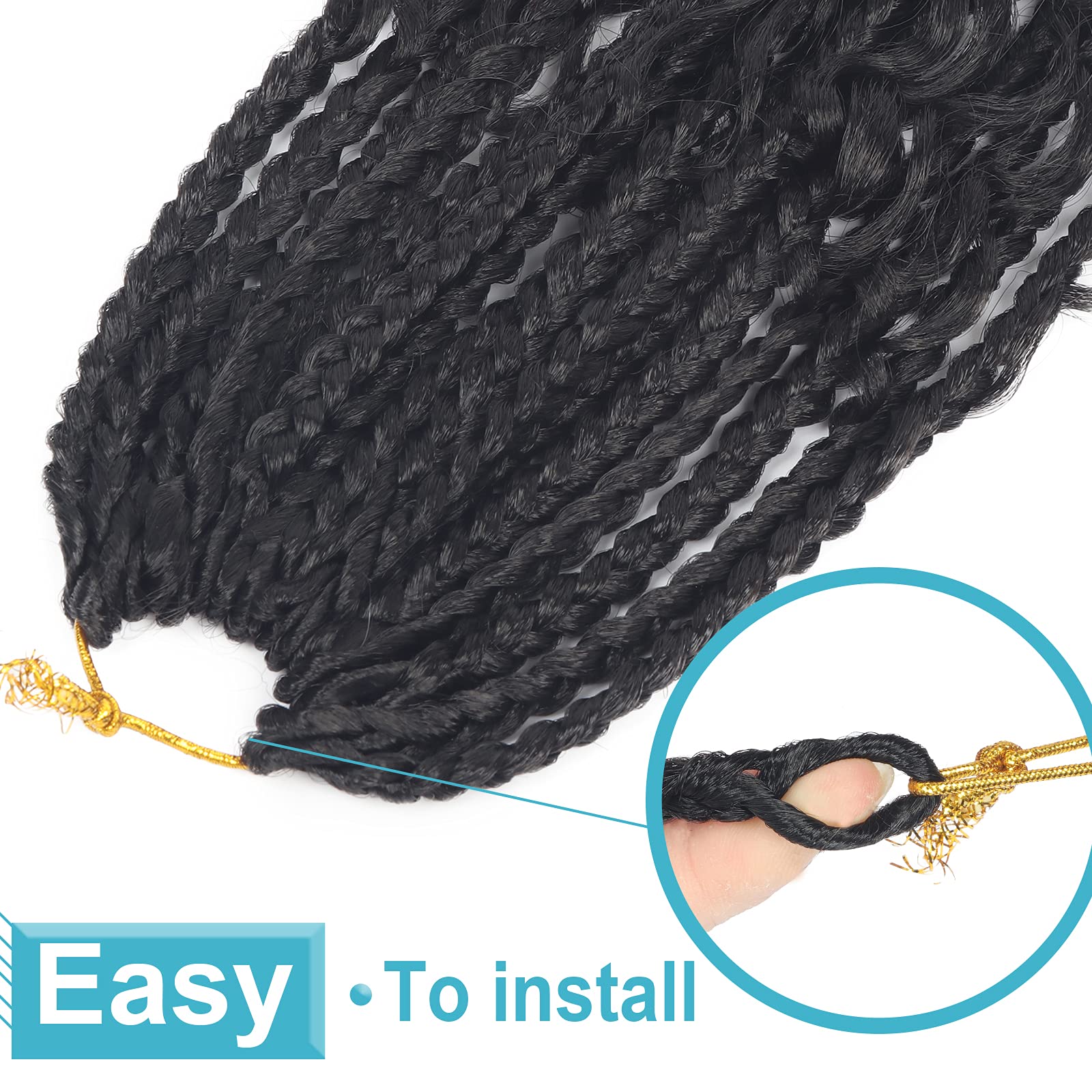 Diha crochet braids with curly ends feel soft and smooth