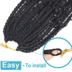 Diha crochet braids with curly ends feel soft and smooth