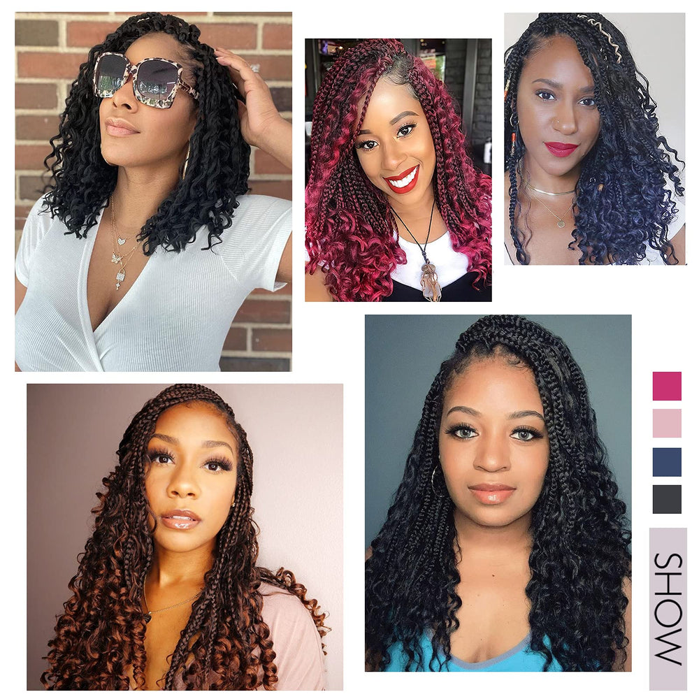 Diha Goddess Box Braids full-head appearance with volume and fullness