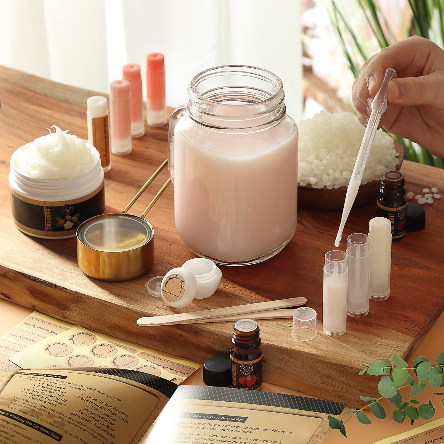 DilaBee CraftZee empty tubes and jars for storing your personalized lip balms