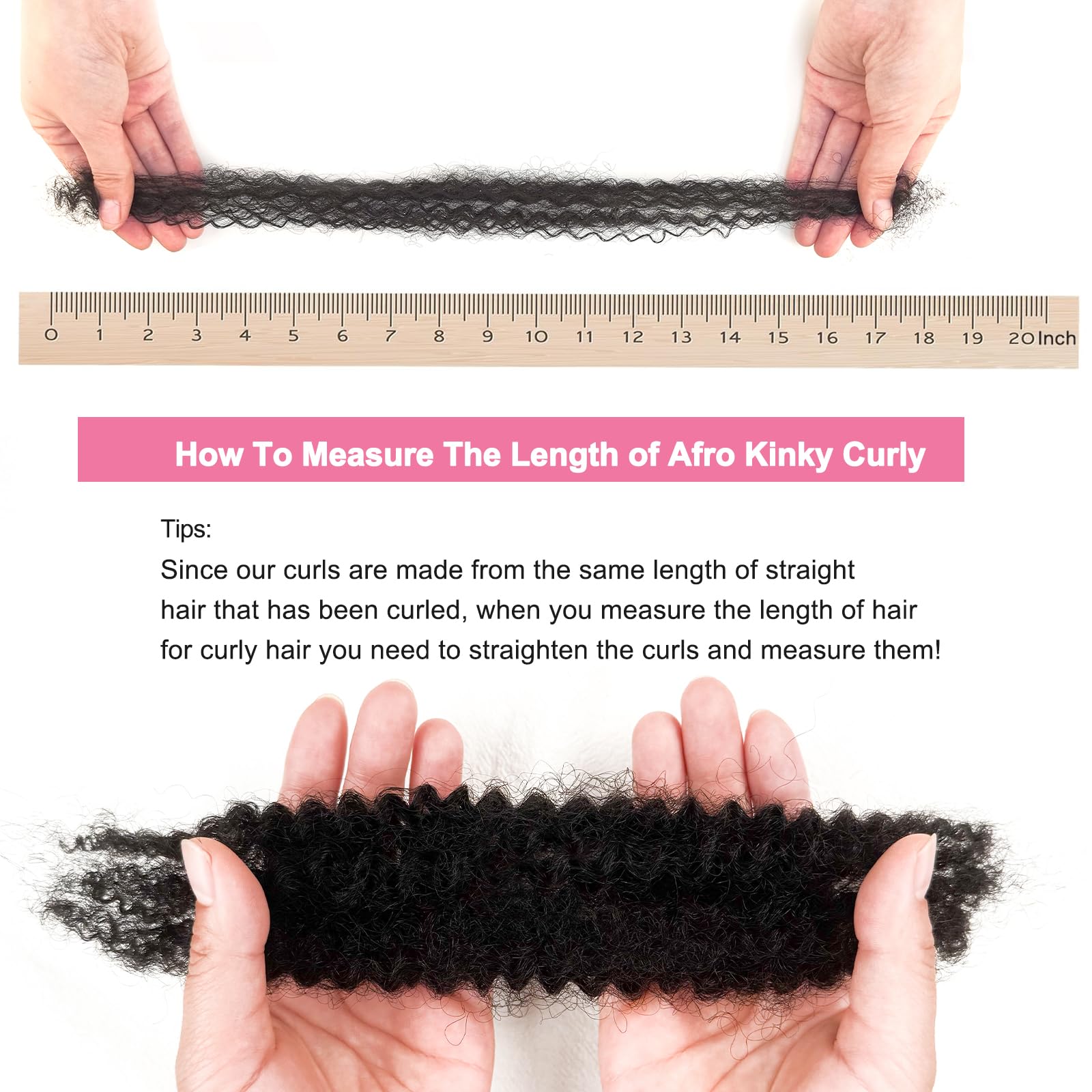 Dilekay Afro Kinkys Bulk Hair with crochet hook and clips included.