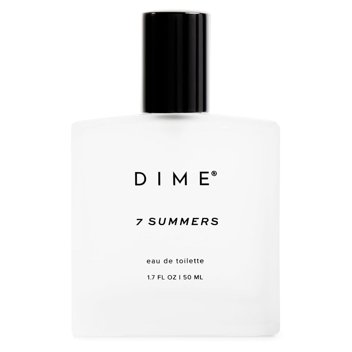 DIME Beauty 7 Summers bottle front view for daily wear and easy scent recognition.