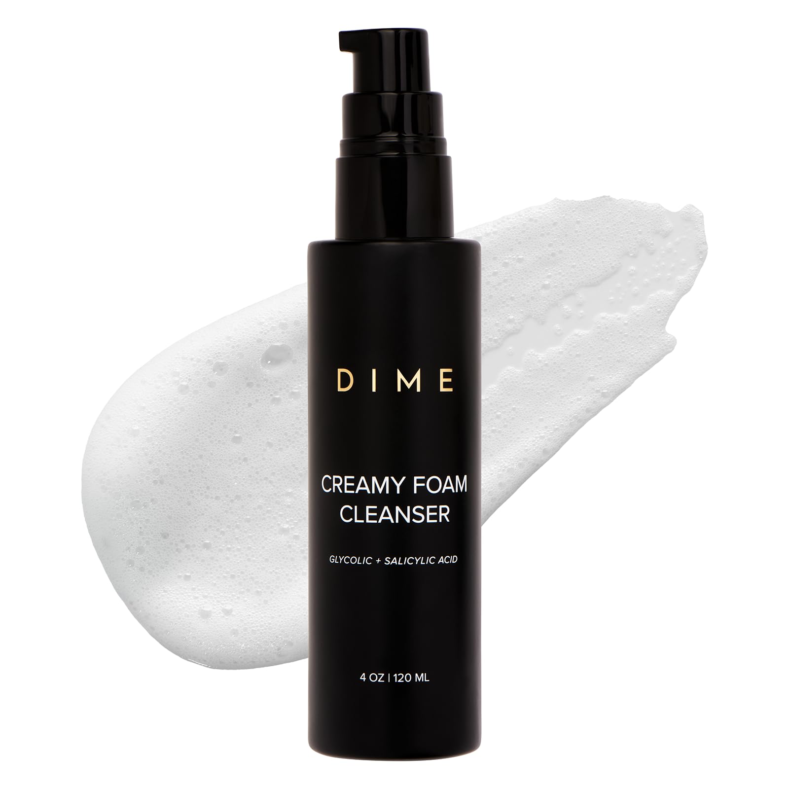 DIME Beauty Creamy Foam Cleanser packaging highlights sustainable design for daily use