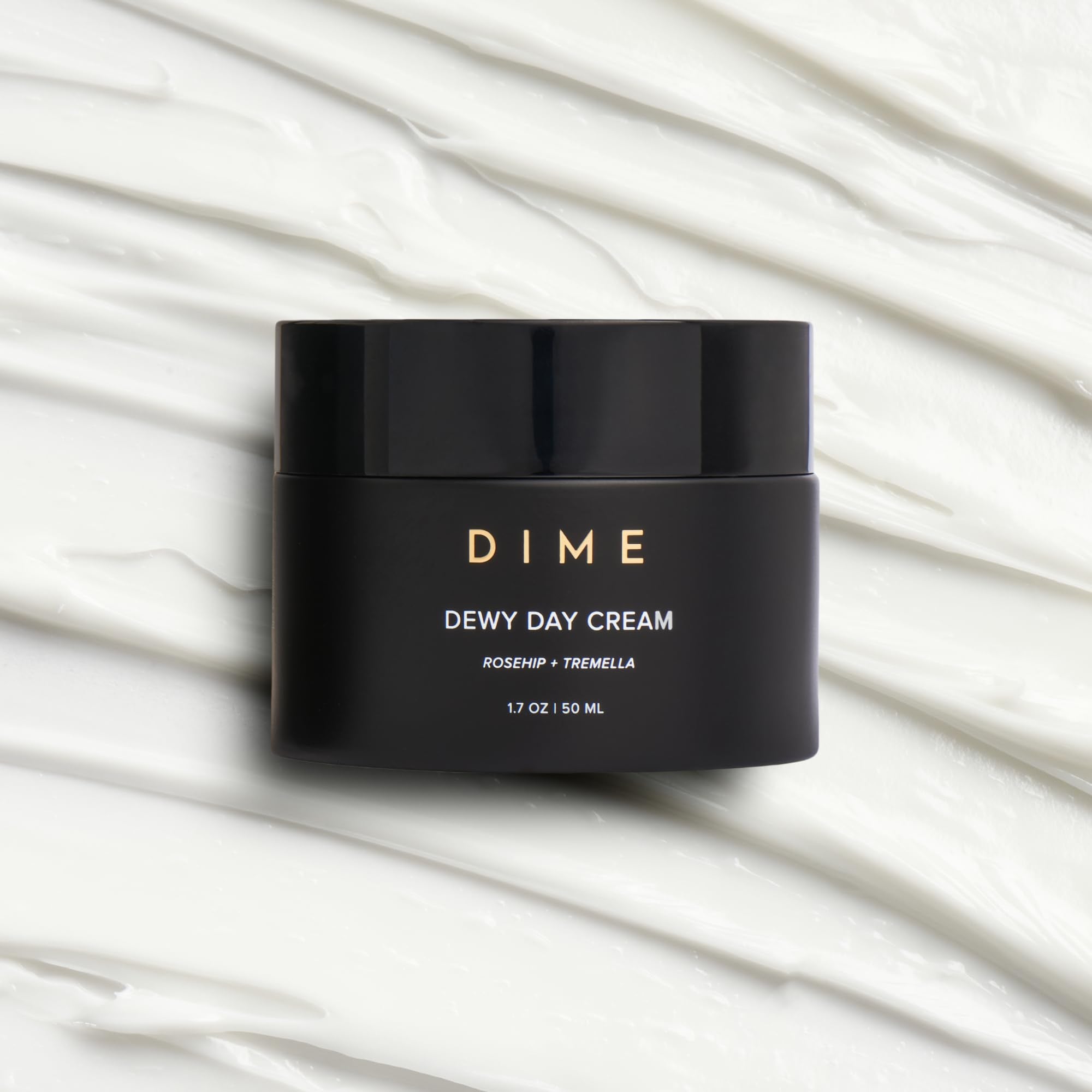 DIME Beauty Dewy Day Cream in morning routine for refreshed look.