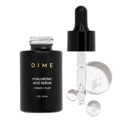 DIME Beauty Hyaluronic Acid Serum bottle front for daily hydration