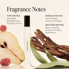 DIME Malibu Night spritz demonstrates fresh fruity gourmand notes in action.