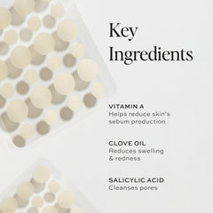 DIME Power Patch on blemish provides discreet overnight coverage.