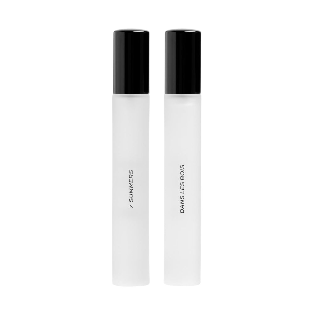 DIME Beauty Signature Duo 7 Summers bottle pour, uplifting beachy scent for daily wear.