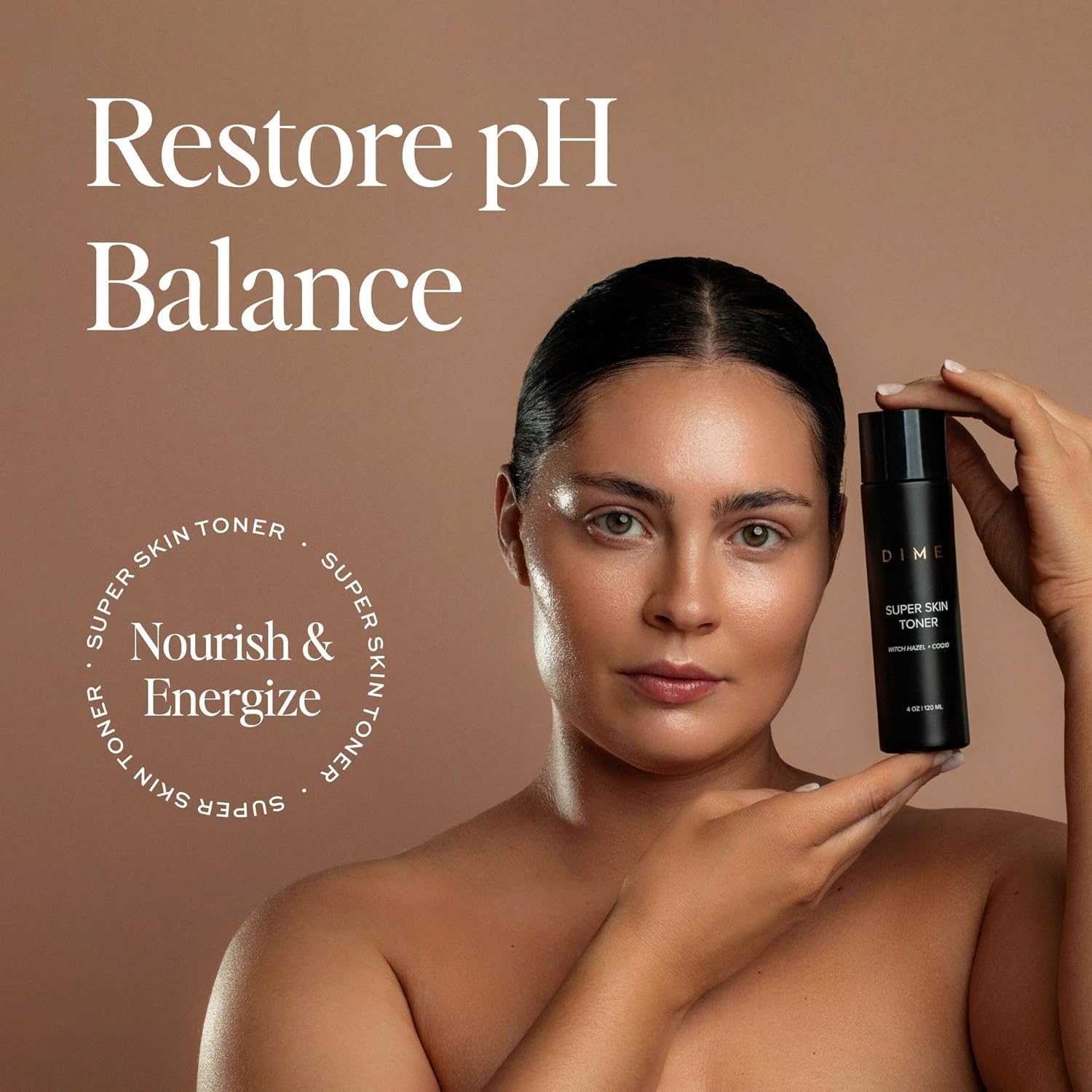 DIME Beauty Toner with blood orange for brightening hints during use