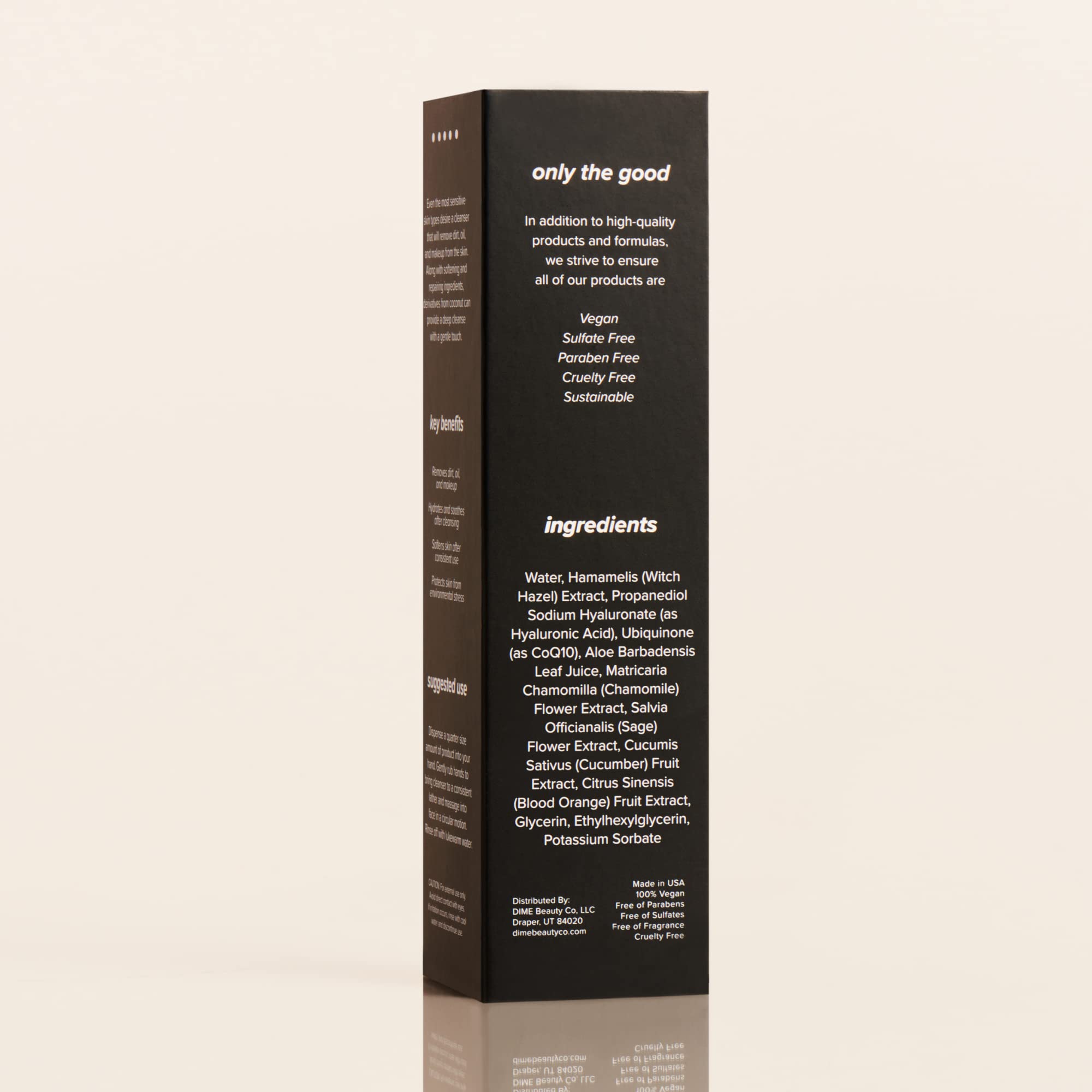 DIME Super Skin Toner bottle close-up illustrating a lightweight hydrating experience