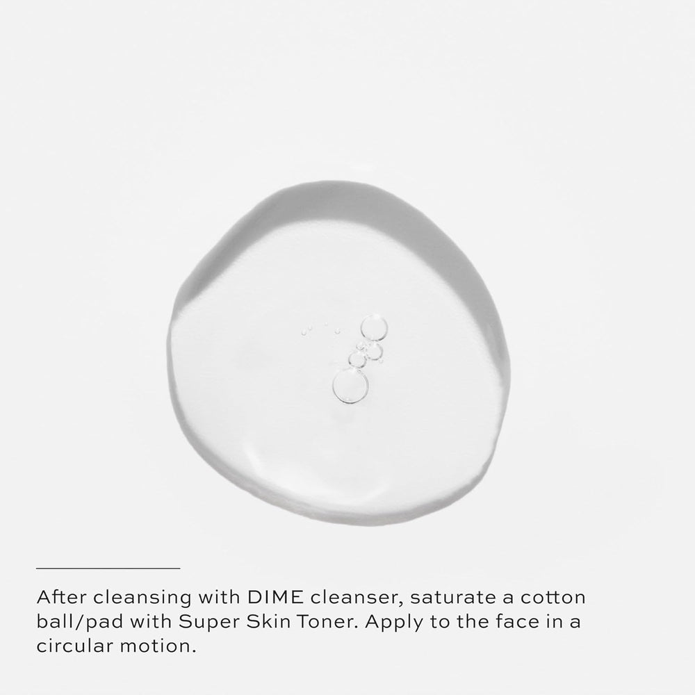 DIME Super Skin Toner emphasizes CoQ10 antioxidant support for skin