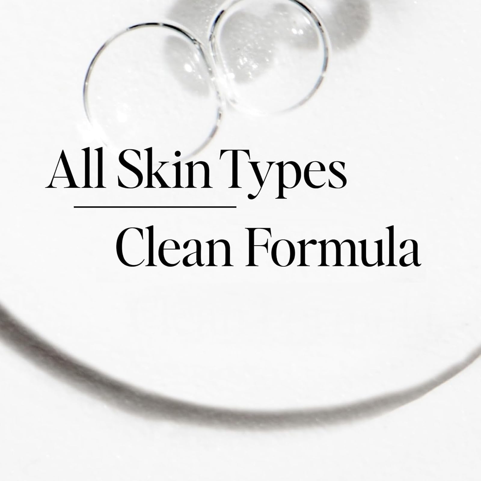 DIME toner on cotton pad for gentle cleansing and skin prep