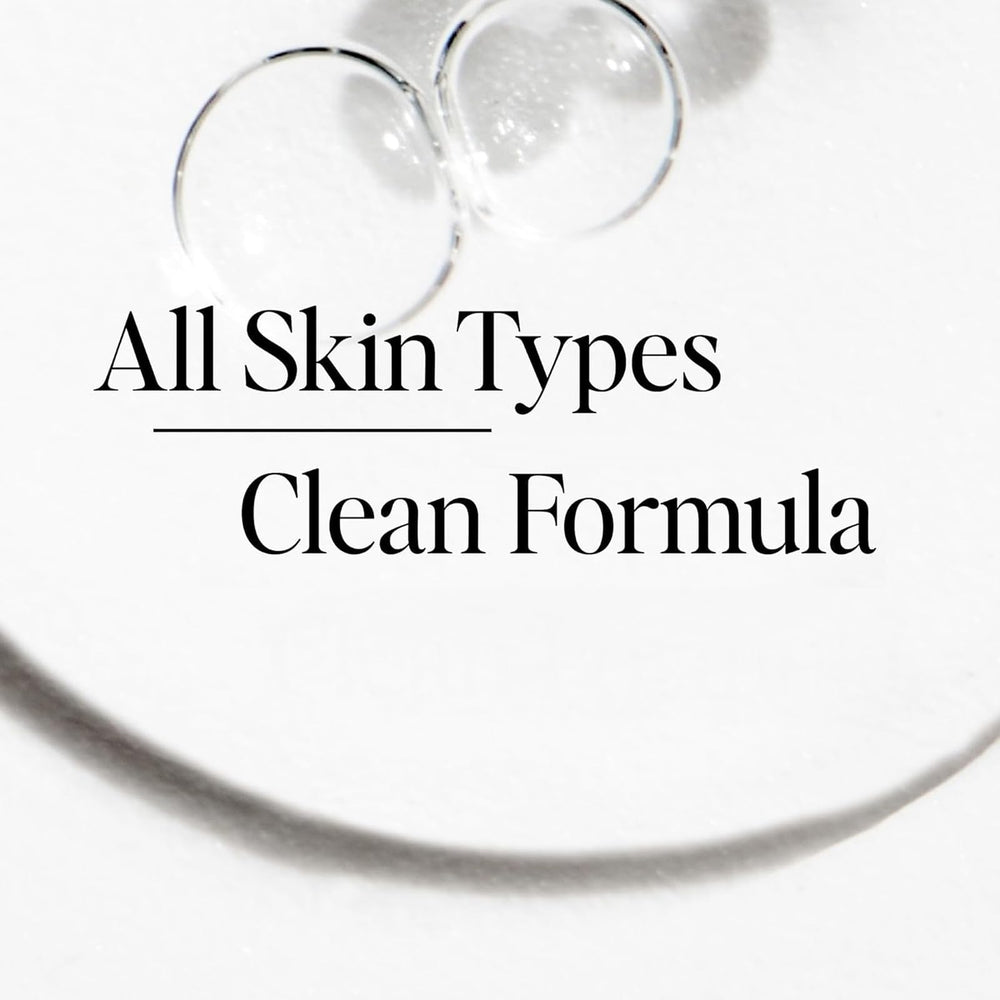 DIME toner on cotton pad for gentle cleansing and skin prep