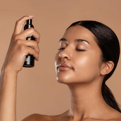 DIME Beauty Thirsty Face Mist spray-action delivers instant refresh and hydrating boost.