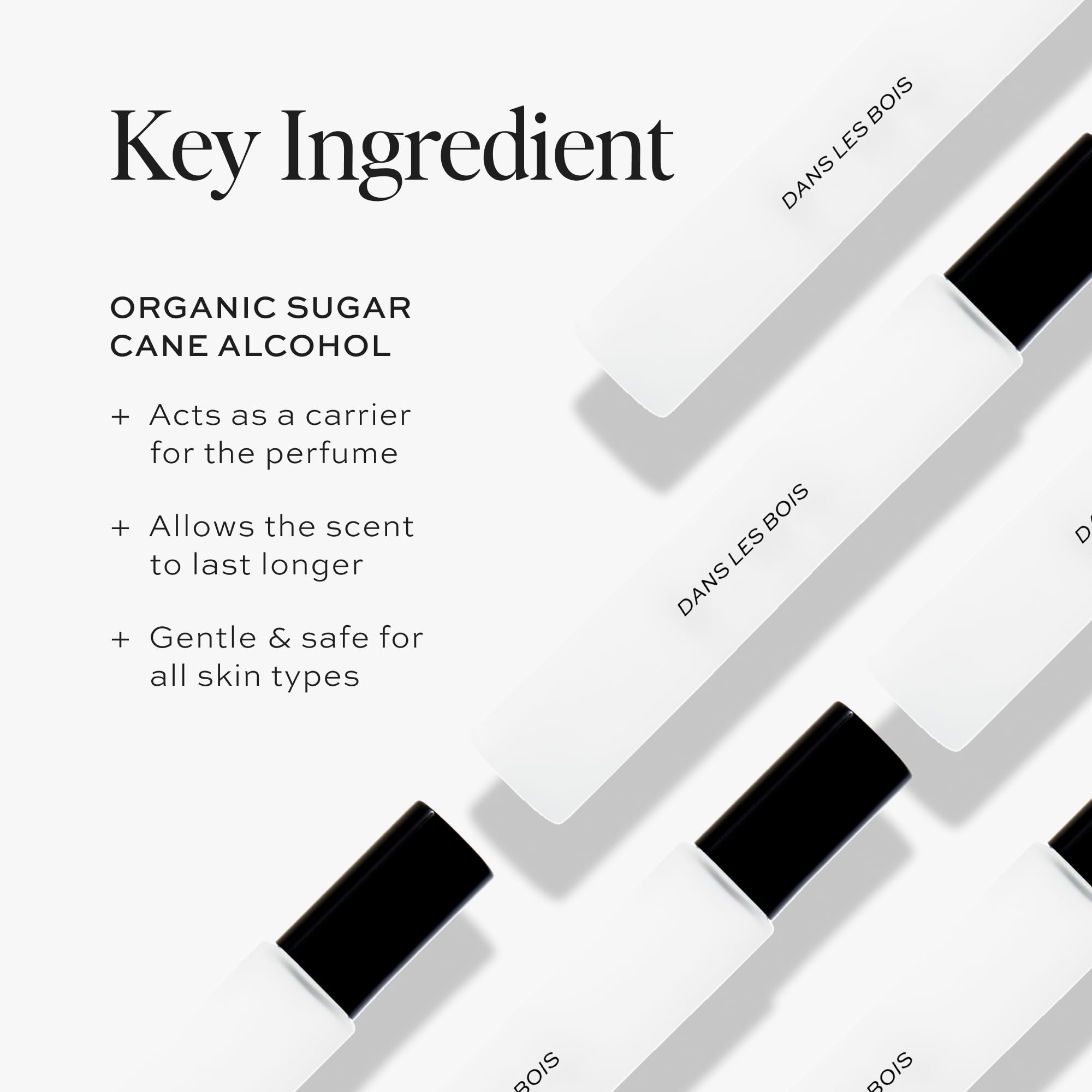 DIME Dans Les Bois eco-friendly packaging showcasing clean labeling