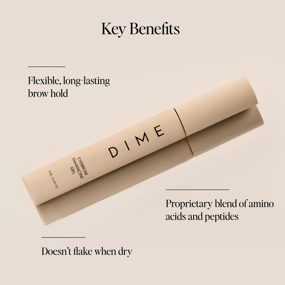 DIME Eyebrow Gel brush upward for effortless lift and shaping.