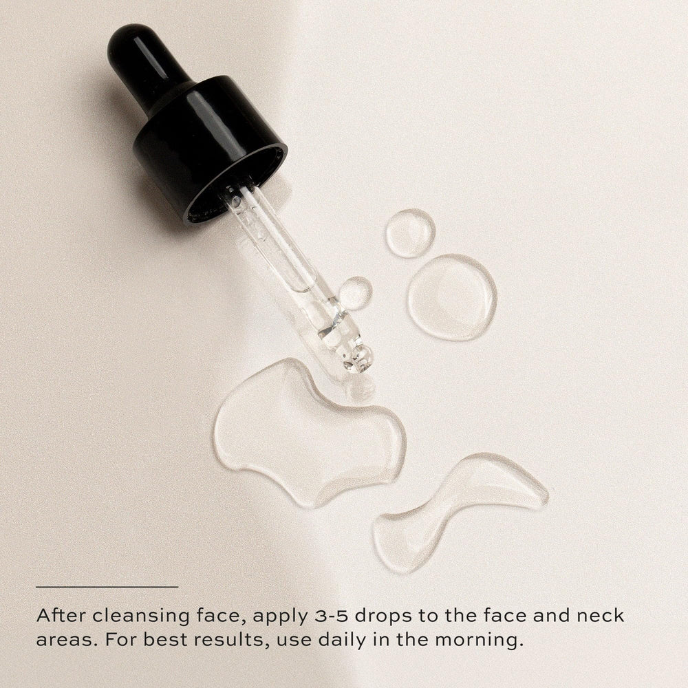 DIME Hyper Glow Serum hydration from hyaluronic acid on skin