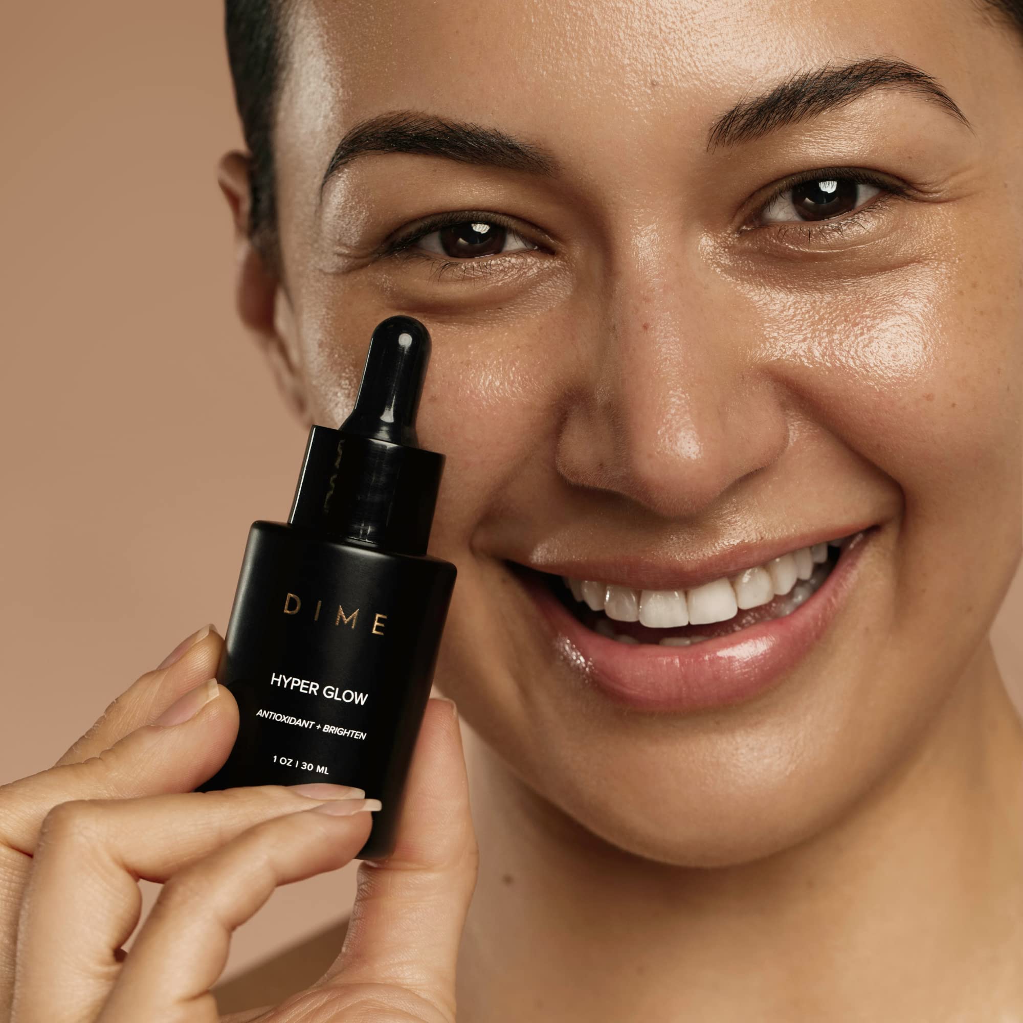 DIME Hyper Glow Serum orange extract signals natural brightening benefits