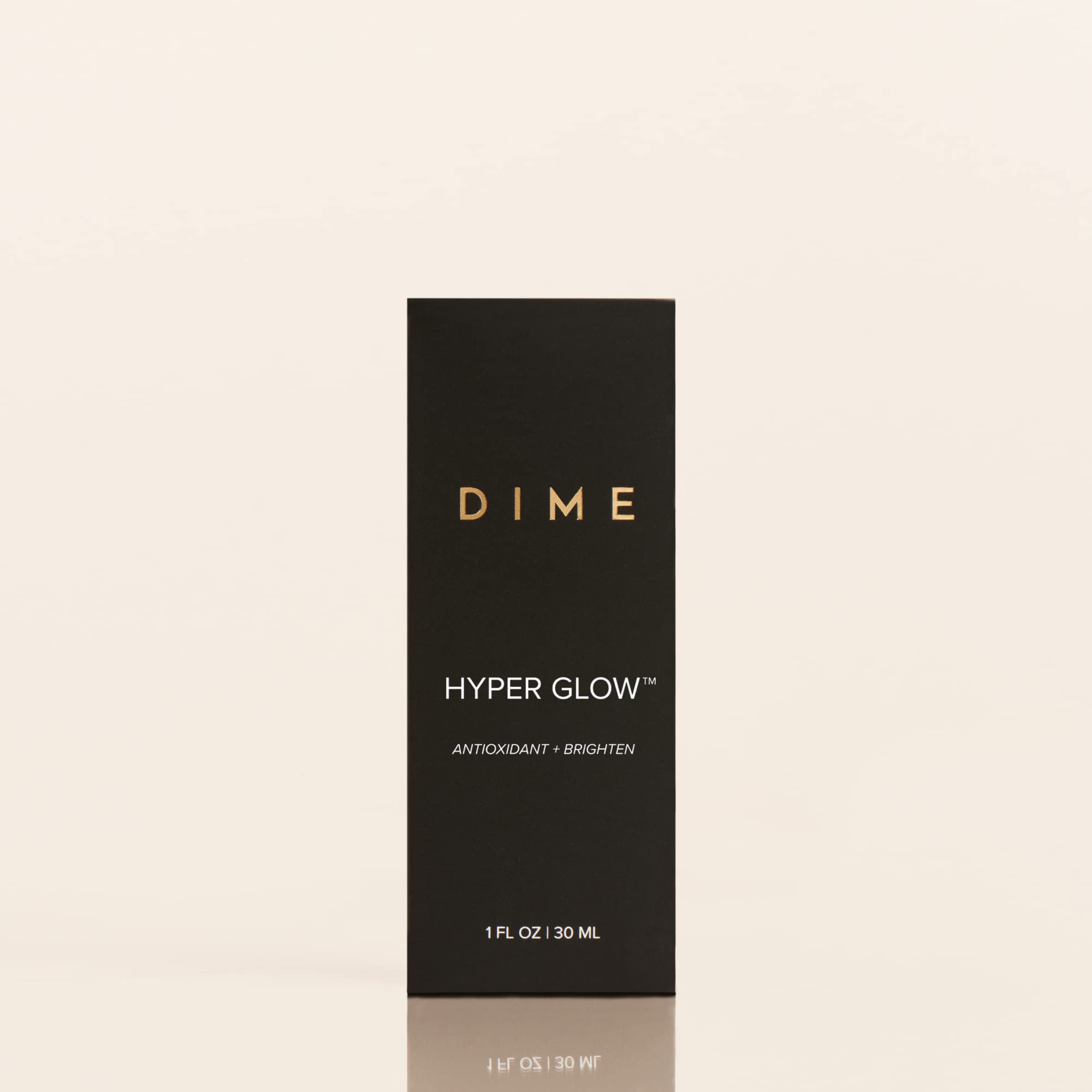 DIME Hyper Glow Serum eco packaging emphasizing sustainability