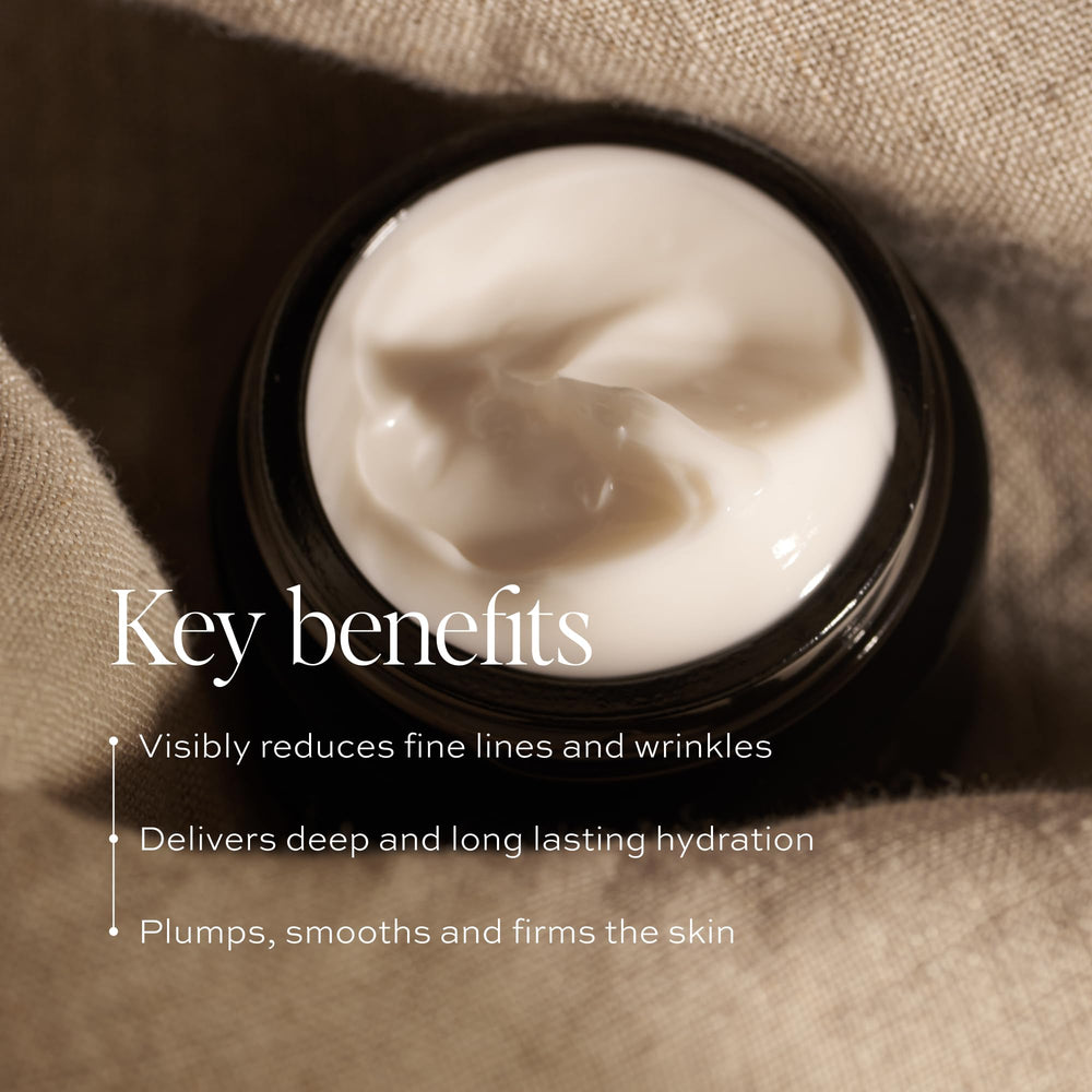 DIME Beauty TBT Eye Cream texture swirl emphasizing luxurious hydration