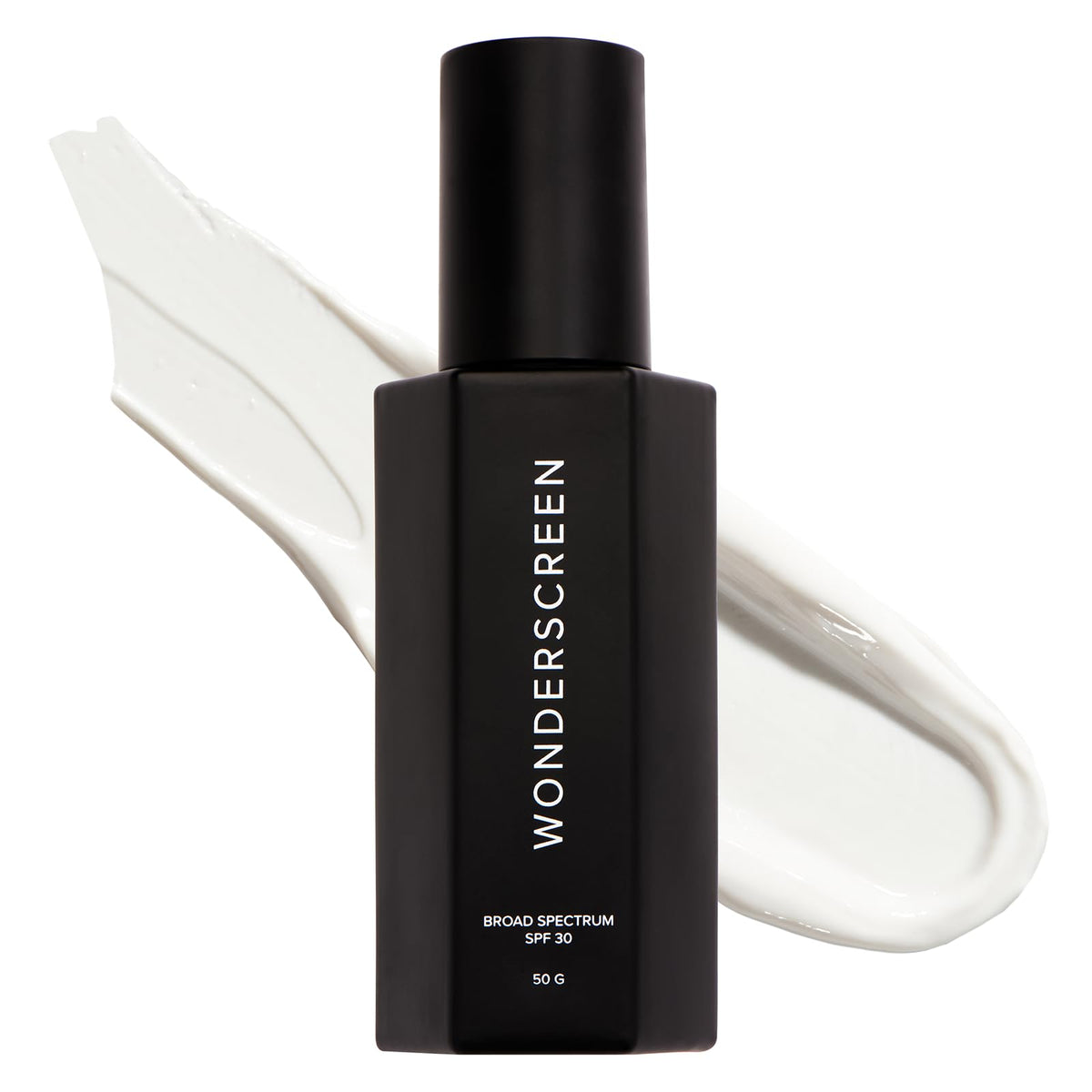 DIME Wonderscreen SPF 30 tube being applied to the face for daily protection.