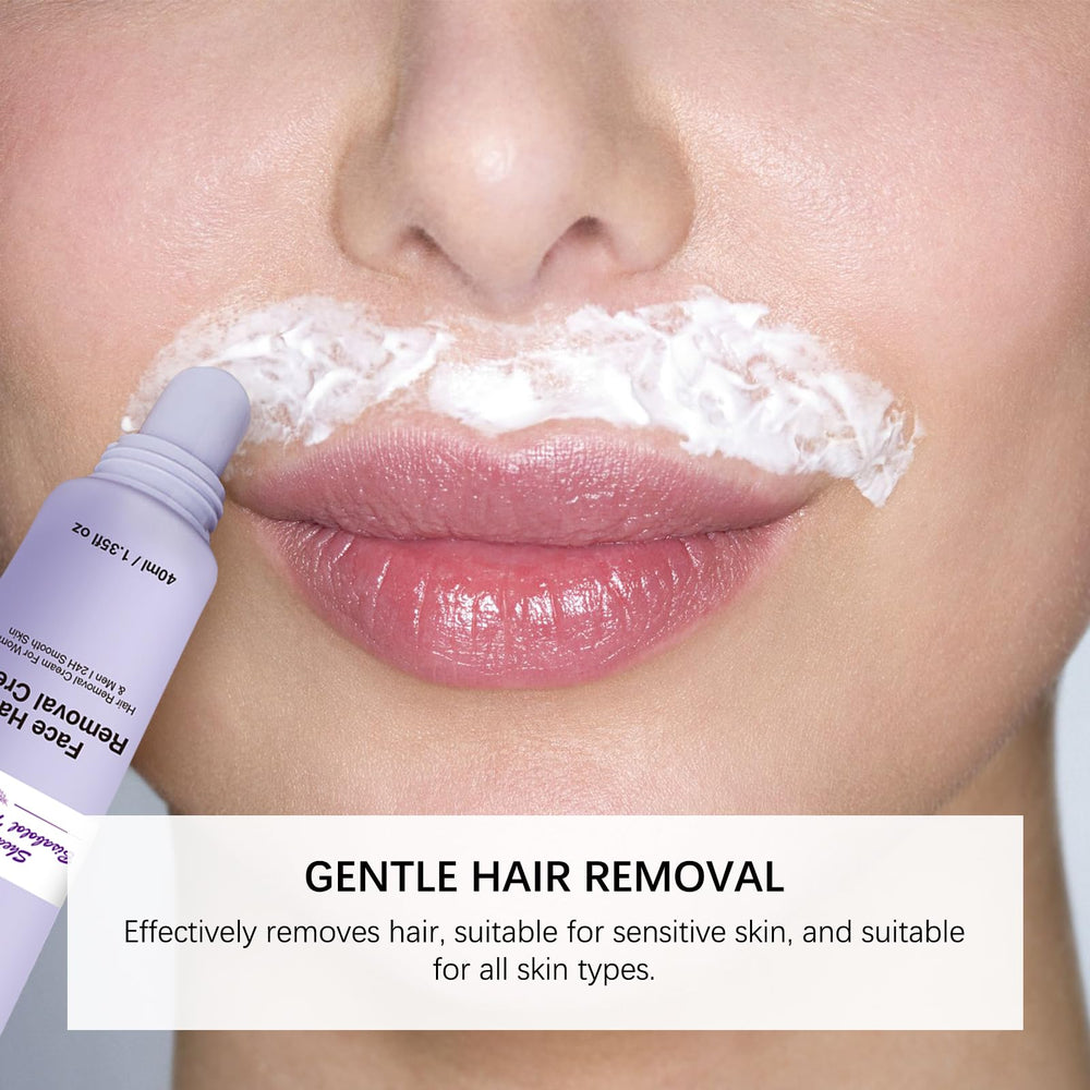 DIMOT body-hair-removal-cream-application illustrates versatile use on body skin