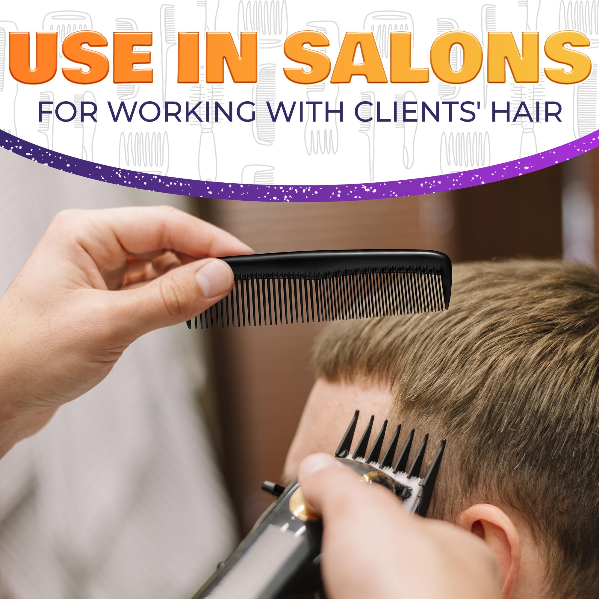 DIMROM portable hair comb pack for on-the-go styling.