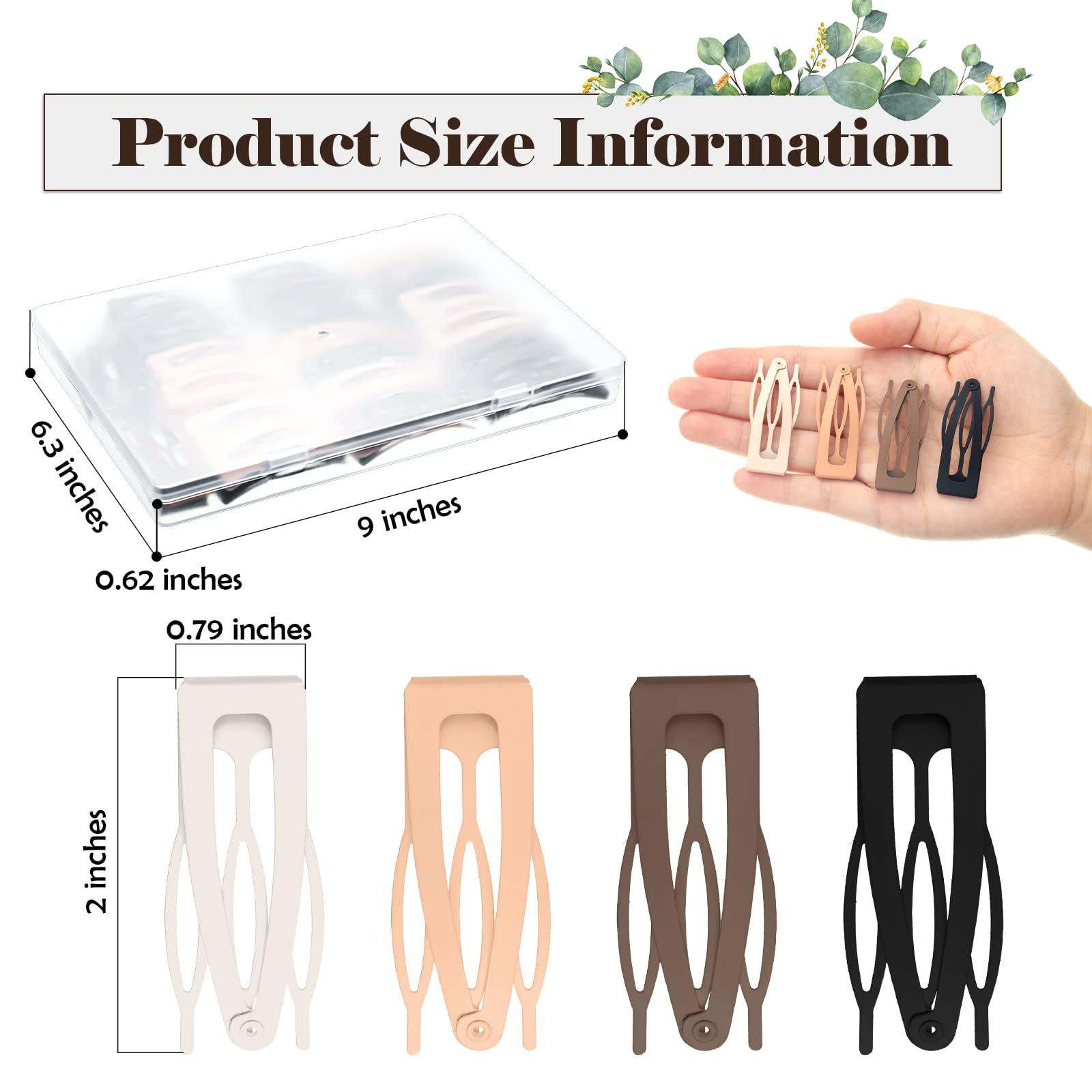 Dingion 3-teeth comb hair clip designed for easy grip and removal.
