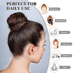 Dingion daily-wear look with black hair tie, easy secure ponytail