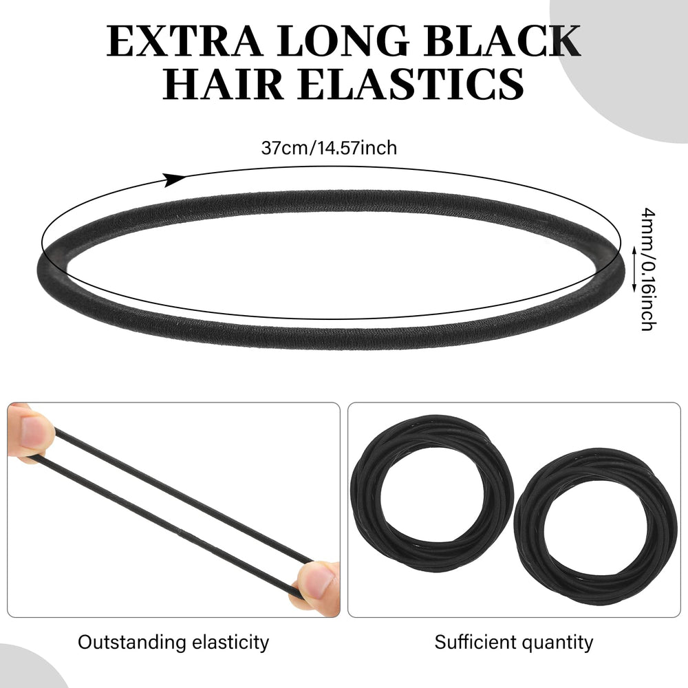 Dingion stretchy elastic close-up in black shows flexible, comfortable daily wear