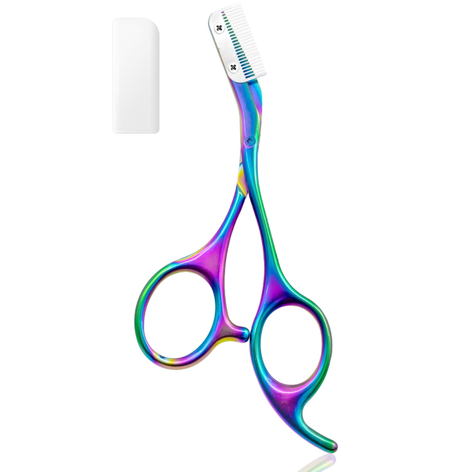 DINNAT Eyebrow Scissors rainbow gift-packaging suggests thoughtful present for beauty lovers