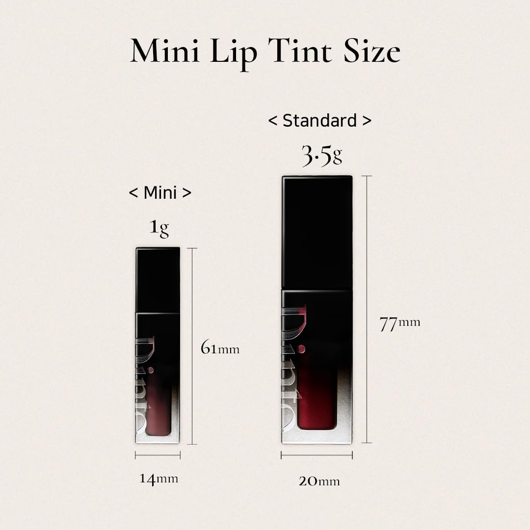 DINTO Blur-Glowy MINI Lip Tint on-the-go packaging ideal for bag storage