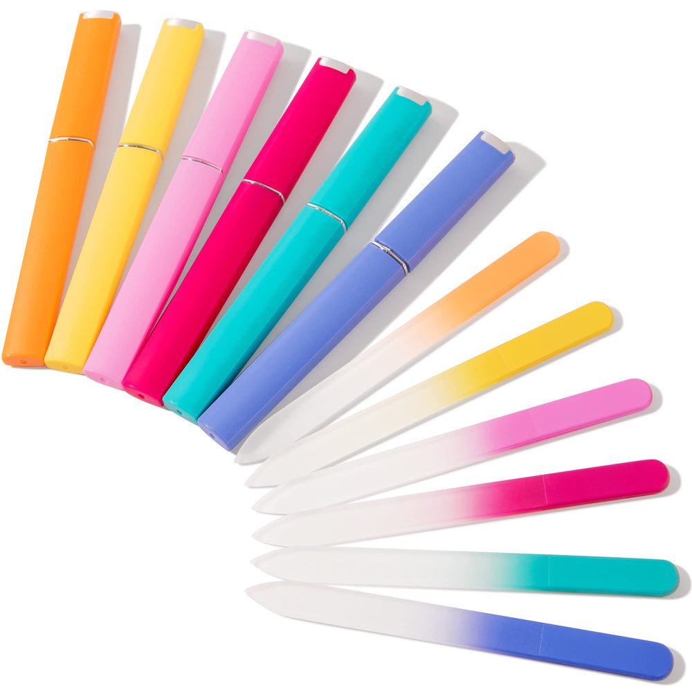 Diodiva crystal nail file pink case for on-the-go manicures and smooth finishes.