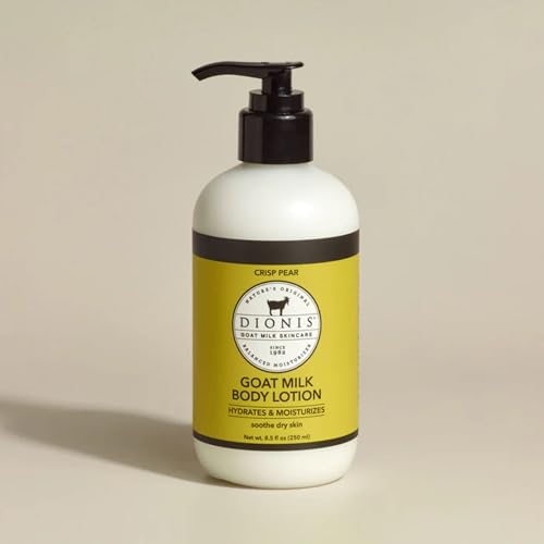 Dionis Goat Milk Body Lotion unscented option available for sensitive routines.