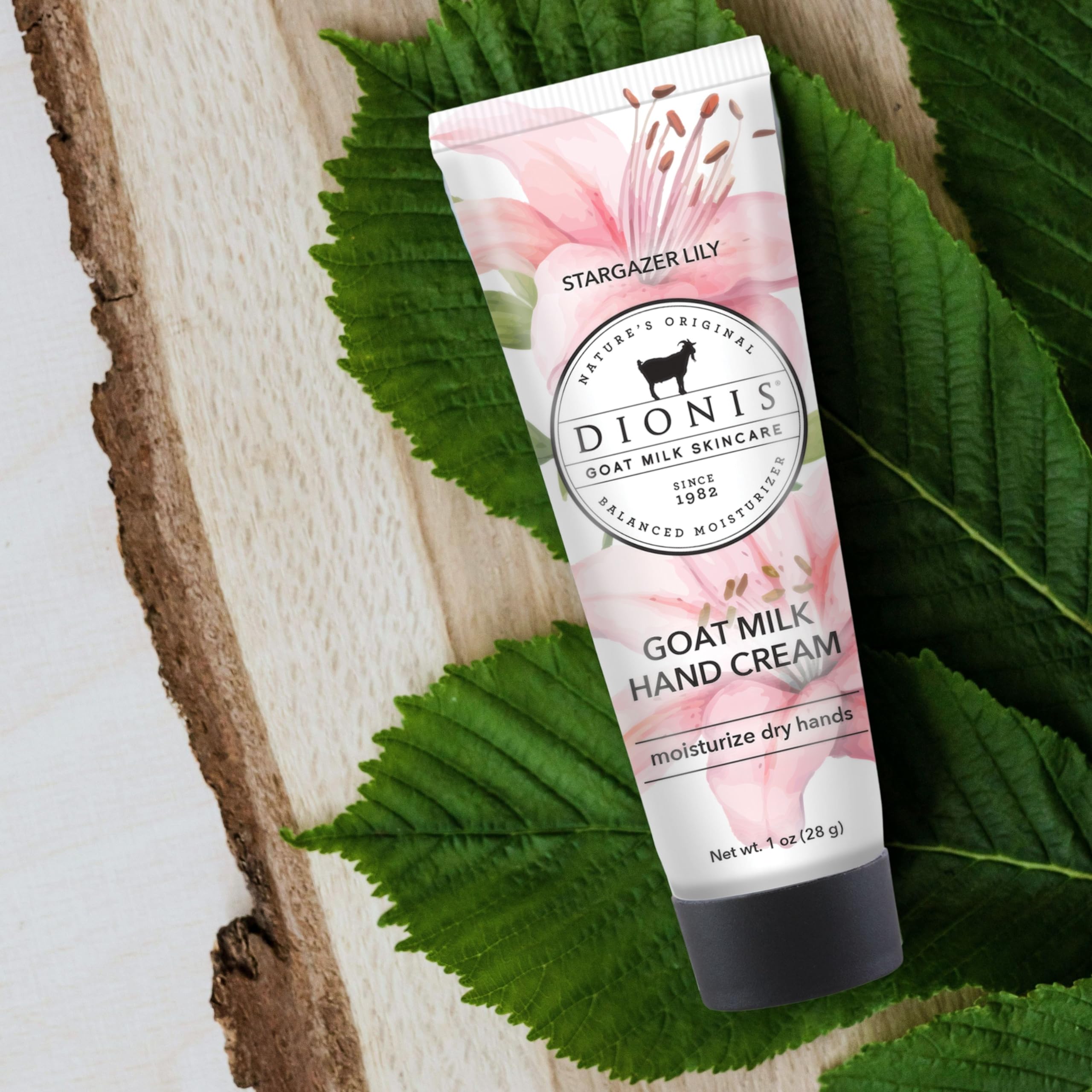 Dionis Nutty Vanilla hand cream with comforting scent and dry-skin care
