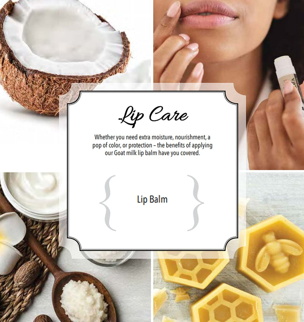 Dionis USA-made seal confirms domestic production for lip care.
