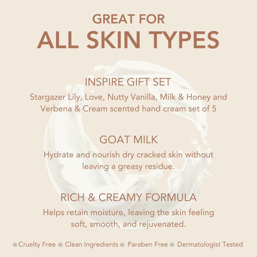 Dionis Verbena & Cream hand cream in gift pack for refreshing sensory experience