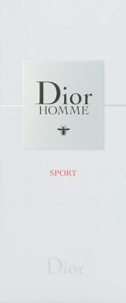 Dior Homme Sport bottle front view showing premium design for confident daytime wear.