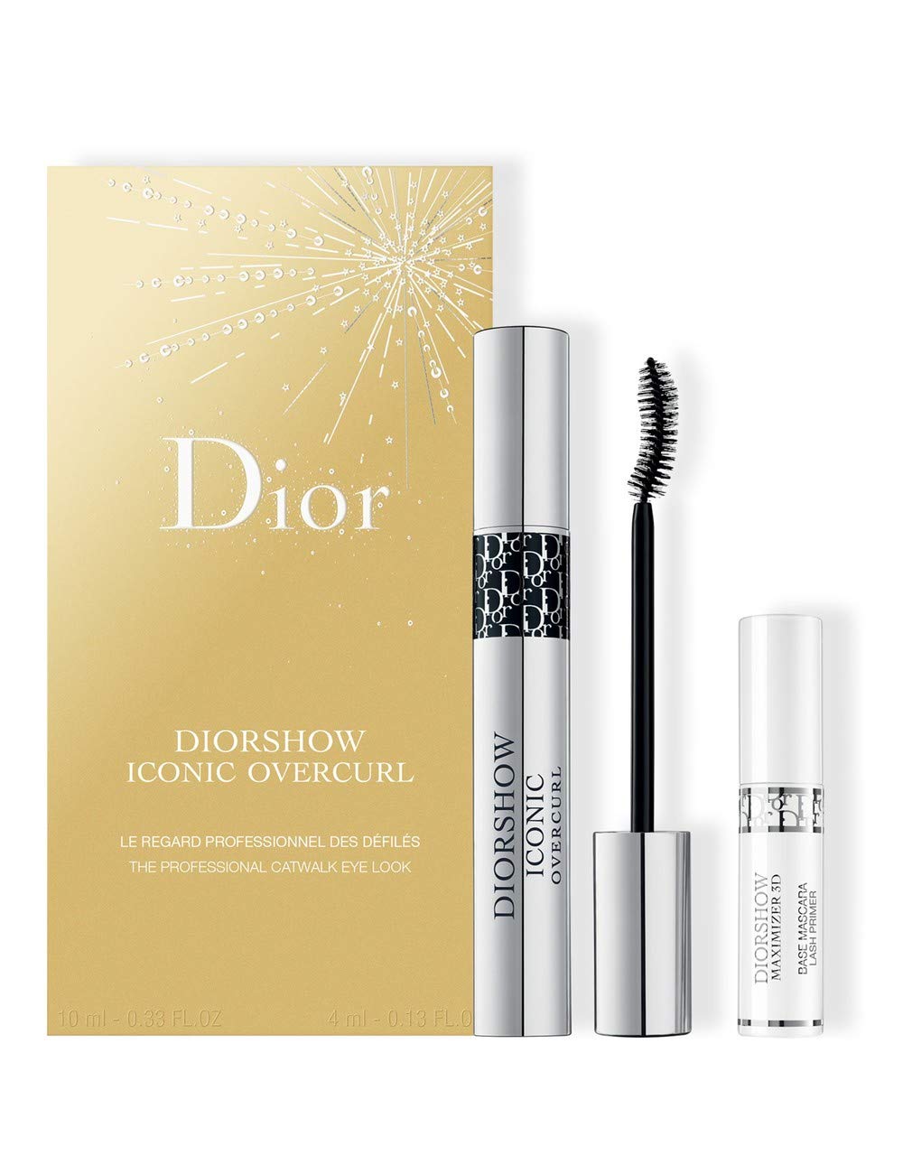 Dior Diorshow Iconic Over-Curl Mascara set highlights curled lashes with primer for defined volume
