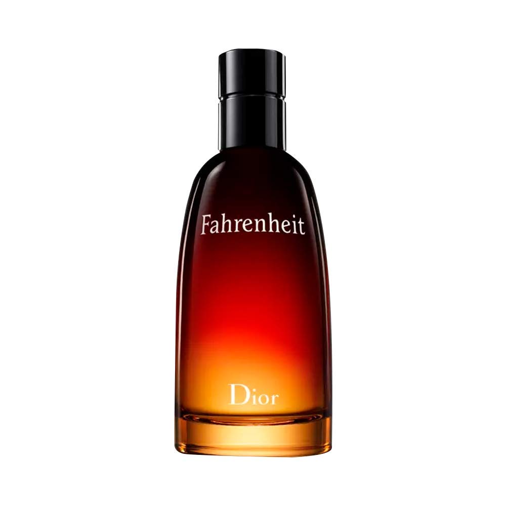 Dior Fahrenheit bottle with red cap, a bold daytime fragrance